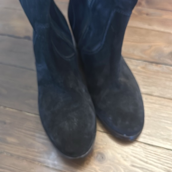 Gorgeous FRYE Clara Tassel Over Knee Women's Black Suede Boot - Picture 6 of 14